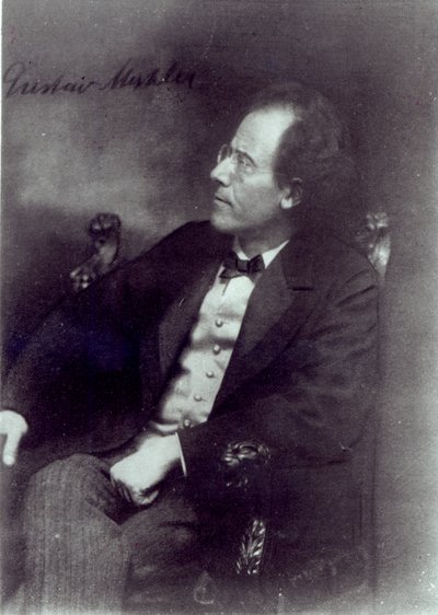 Portrait of Gustav Mahler by Austrian Photographer